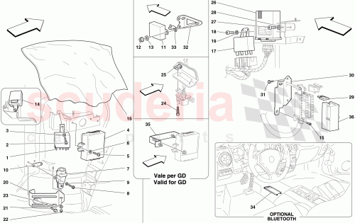 Part Diagram for Ferrari 68613300