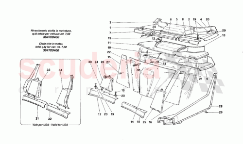 Part Diagram for Ferrari 62498300