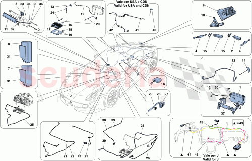 Part Diagram for Ferrari 309772