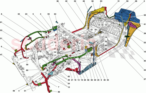 Part Diagram for Ferrari 84948900