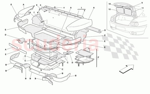 Part Diagram for Ferrari 63494800