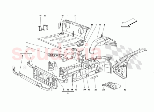 Part Diagram for Ferrari 63589300