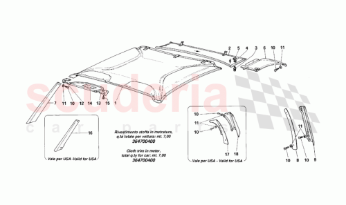 Part Diagram for Ferrari 62576500