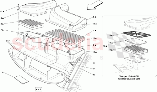 Part Diagram for Ferrari 15699804