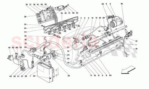 Part Diagram for Ferrari 154916