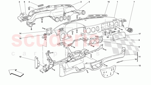 Part Diagram for Ferrari 65980700