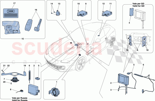 Part Diagram for Ferrari 336779