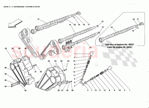 Part Diagram for Ferrari 163877