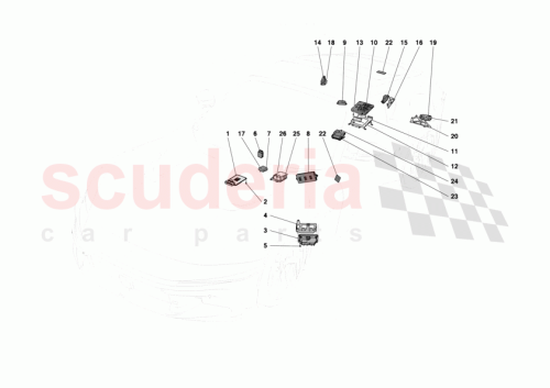 Part Diagram for Ferrari 000773445