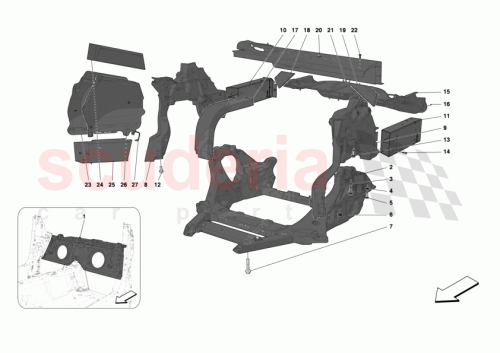 Part Diagram for Ferrari 985873957