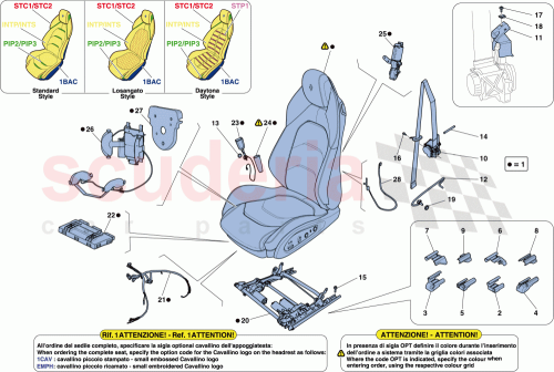 Part Diagram for Ferrari 89155400