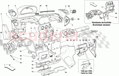 Part Diagram for Ferrari 81147800