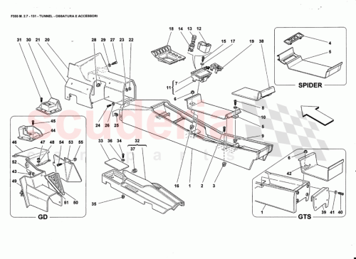 Part Diagram for Ferrari 644227
