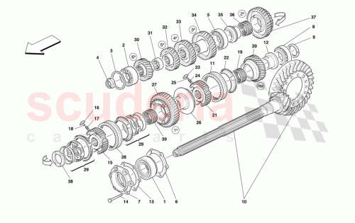 Part Diagram for Ferrari 152195