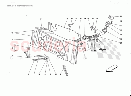 Part Diagram for Ferrari 160719