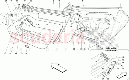Part Diagram for Ferrari 68782900