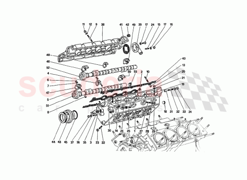 Part Diagram for Ferrari 151342
