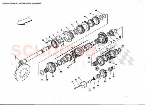 Part Diagram for Ferrari 197822