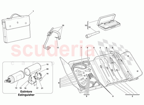 Part Diagram for Ferrari 14142390