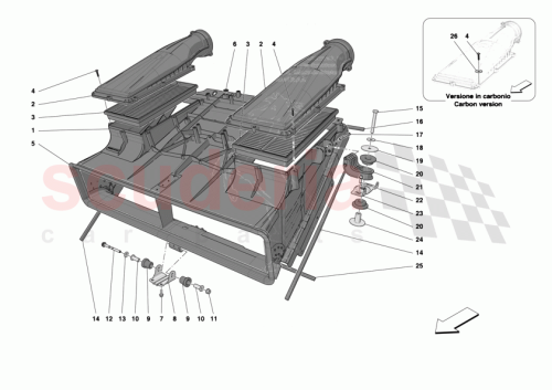 Part Diagram for Ferrari 999560