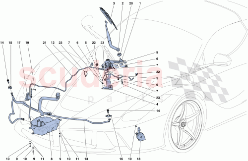 Part Diagram for Ferrari 86211900
