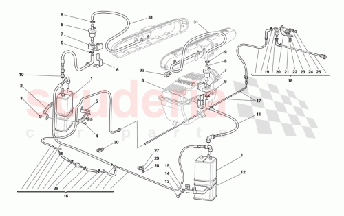 Part Diagram for Ferrari 154385
