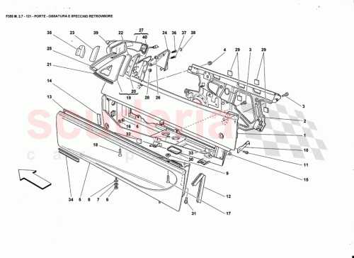 Part Diagram for Ferrari 64693600