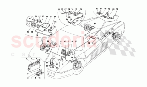 Part Diagram for Ferrari 151330