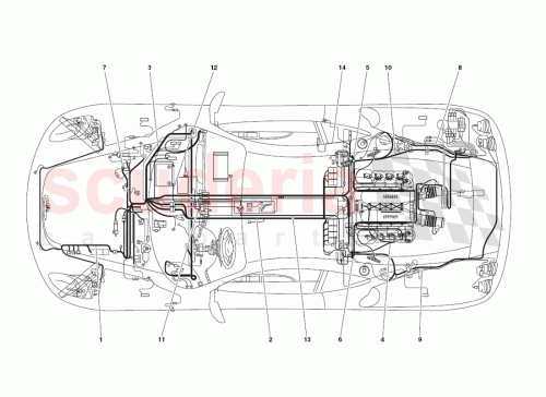 Part Diagram for Ferrari 224278