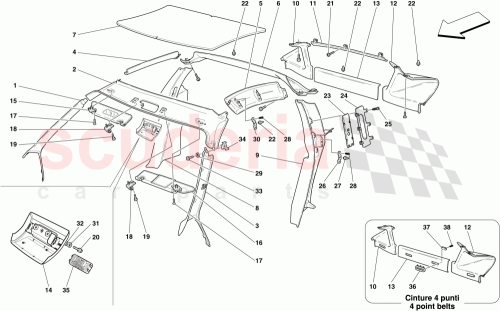 Part Diagram for Ferrari 81326700