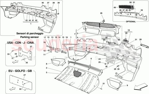 Part Diagram for Ferrari 83112010