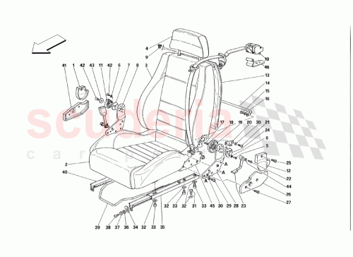 Part Diagram for Ferrari 14306374