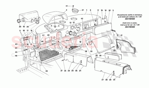 Part Diagram for Ferrari 62468000