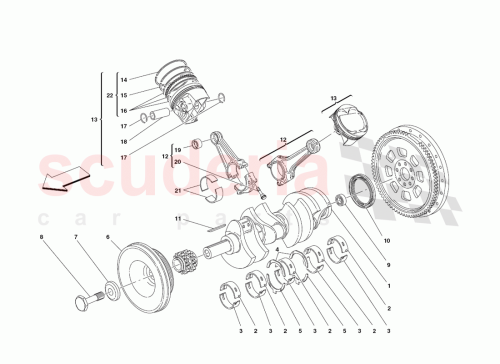 Part Diagram for Ferrari 226260