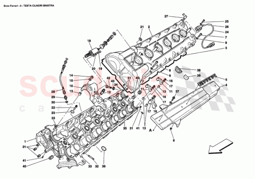 Part Diagram for Ferrari 214412