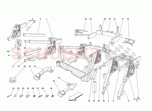 Part Diagram for Ferrari 68887511