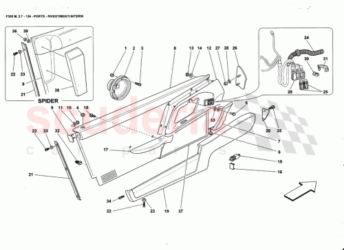 Part Diagram for Ferrari 64630500