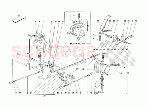 Part Diagram for Ferrari 11181474