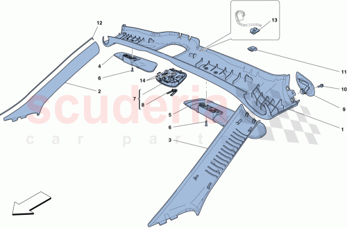 Part Diagram for Ferrari 82066200