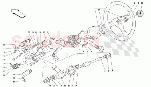 Part Diagram for Ferrari 151096