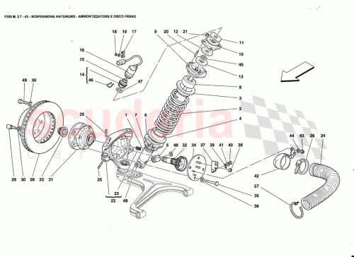 Part Diagram for Ferrari 167485