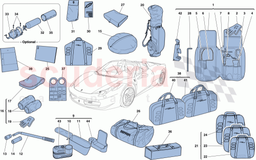 Part Diagram for Ferrari 84951600