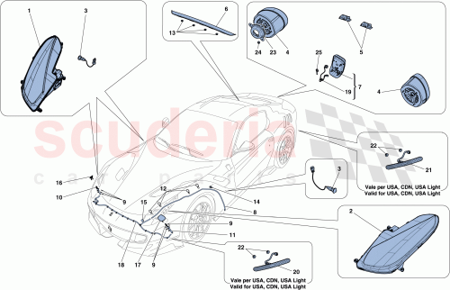 Part Diagram for Ferrari 85141400