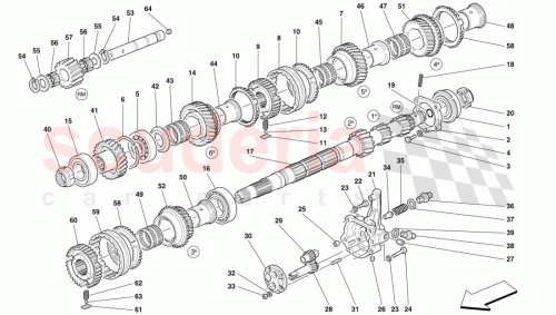 Part Diagram for Ferrari 152199
