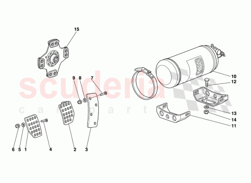 Part Diagram for Ferrari 231620
