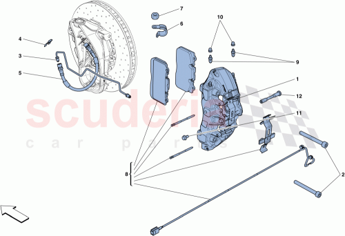 Part Diagram for Ferrari 315568
