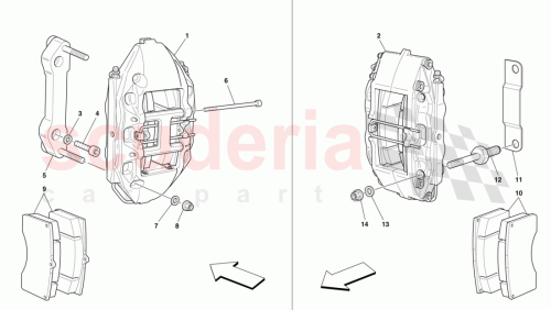 Part Diagram for Ferrari 181541