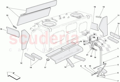 Part Diagram for Ferrari 203503