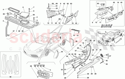 Part Diagram for Ferrari 70001304
