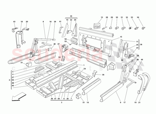 Part Diagram for Ferrari 181980